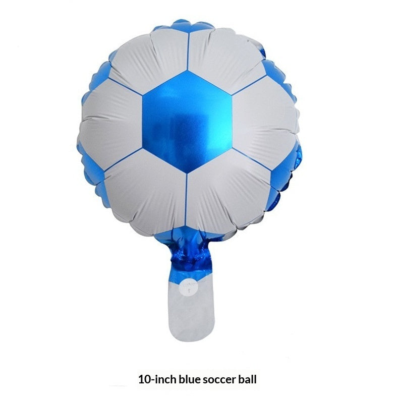 Large-sized Standing Soccer-themed Foil Balloons For Party Decorations