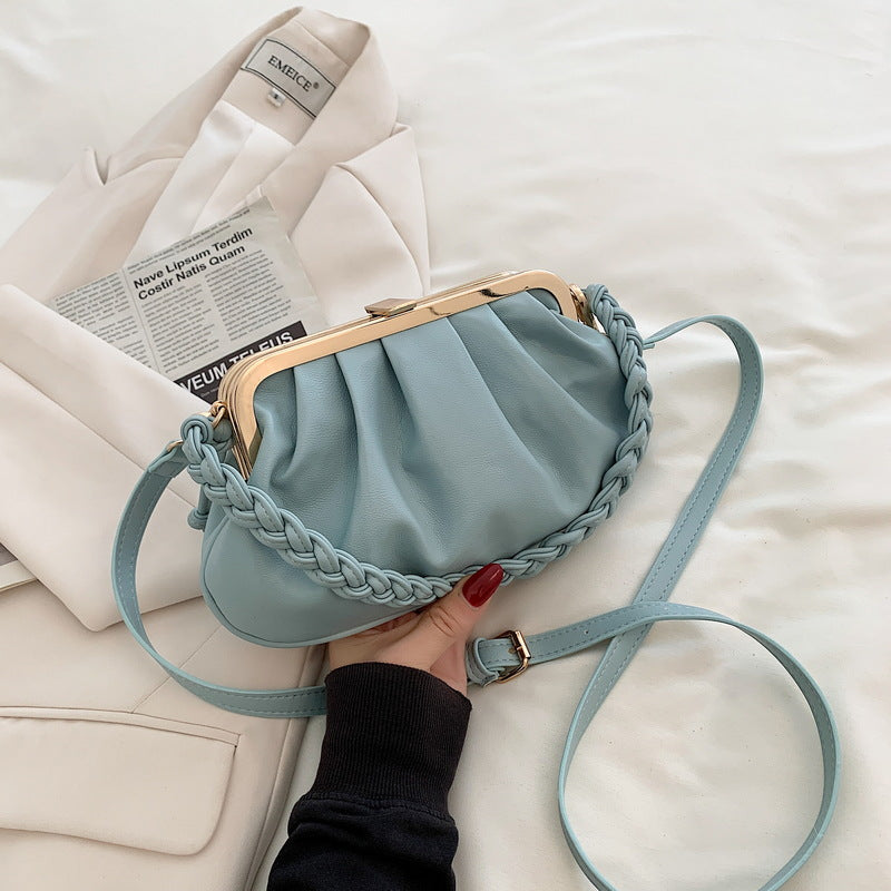 Messenger Bag Solid Color Simple One-shoulder Messenger Small Square Bag