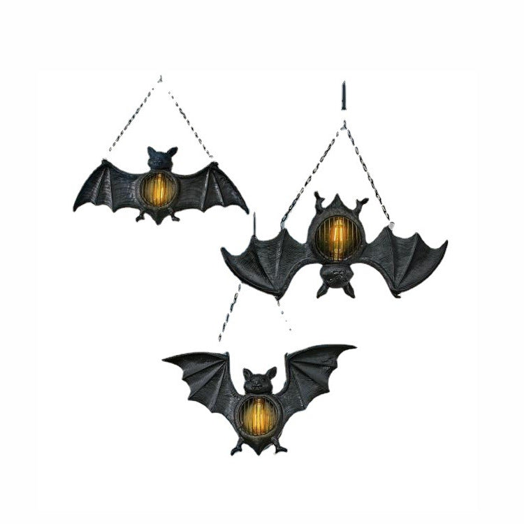 Outdoor Bat Led Lantern Door Bat Pendant Resin