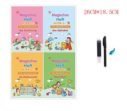 Full English Version Of Calligraphy Stickers Children Copybook