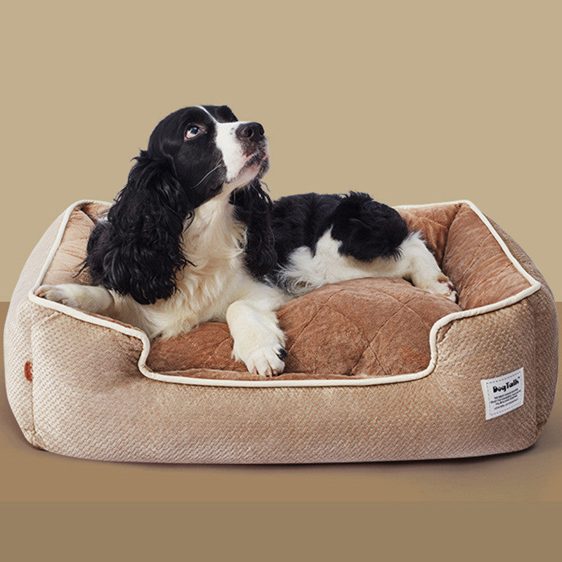 Thickened Winter Warmth Detachable And Washable Dog And Cat Litter