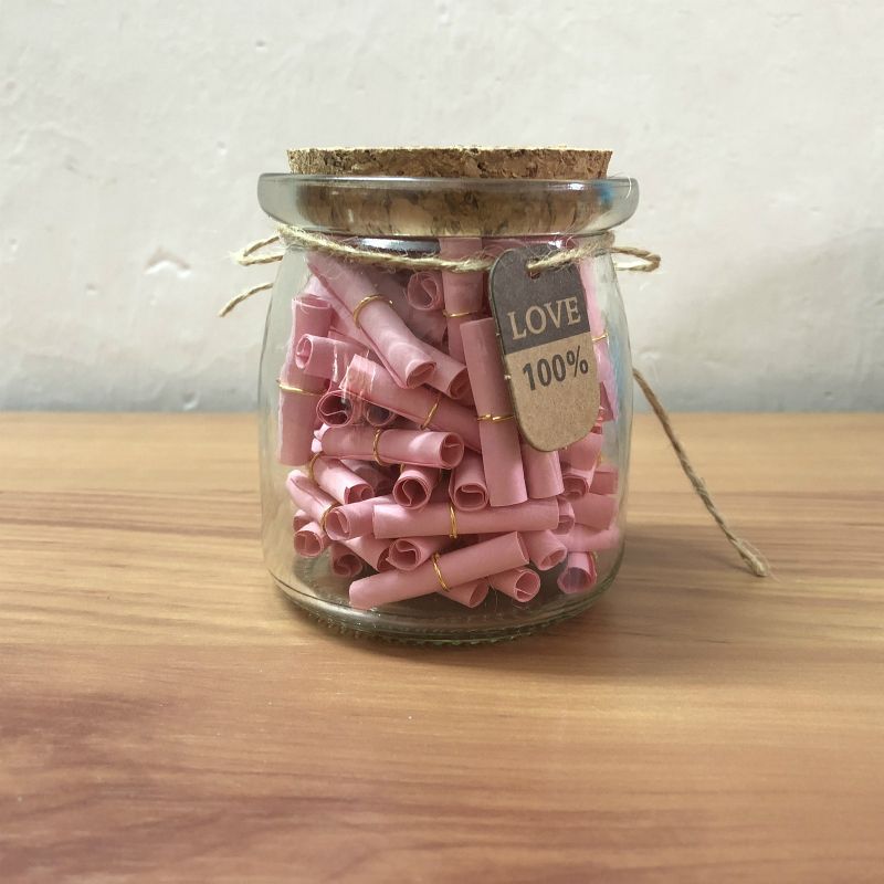 Wishing Bottle Love Letter Paper Wish Scroll Valentine's Day Graduation Gift Love Letter Capsules Diy Children's Day Teacher