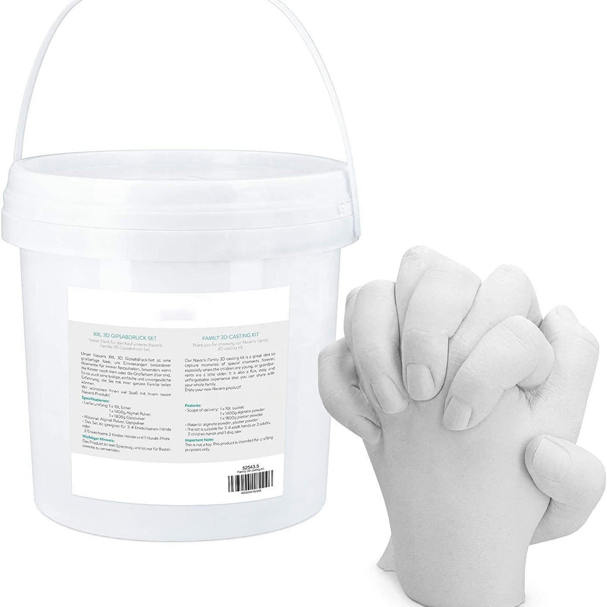 Couple Hand Mold Gypsum Powder Valentine's Day Gift