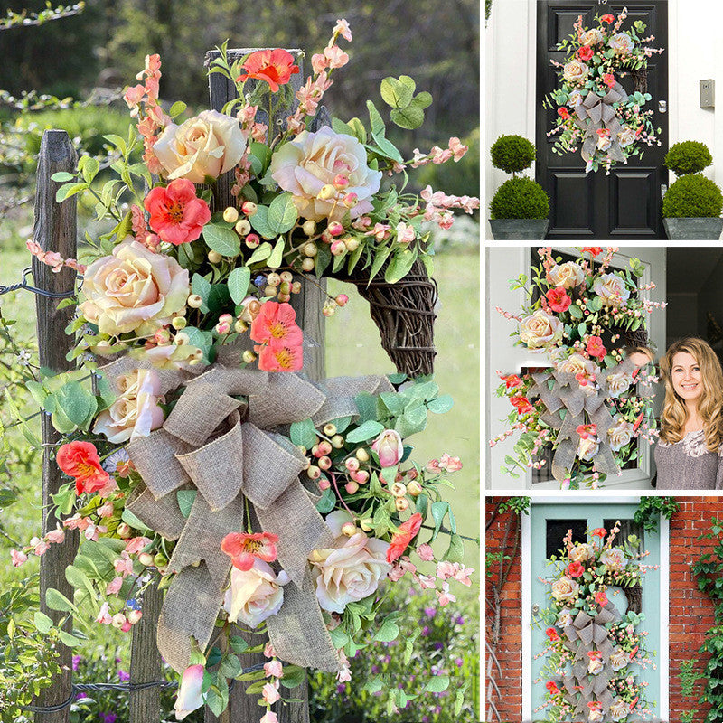 Roses Grapes Mother's Day Wreath Gift