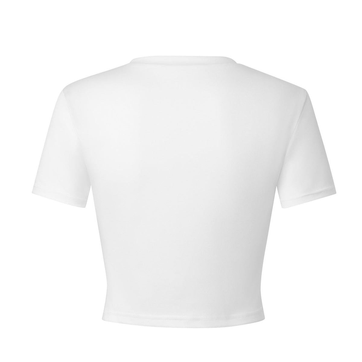 Street Vibe Figure-hugging Top With A Unique English Letter Print Cropped Length