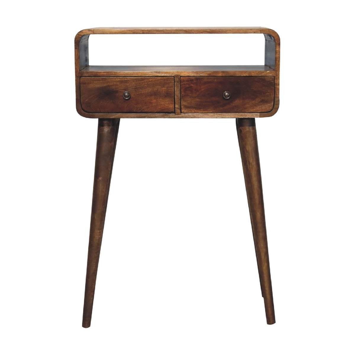 Artisan Mini Grey Washed Curved Sideboard