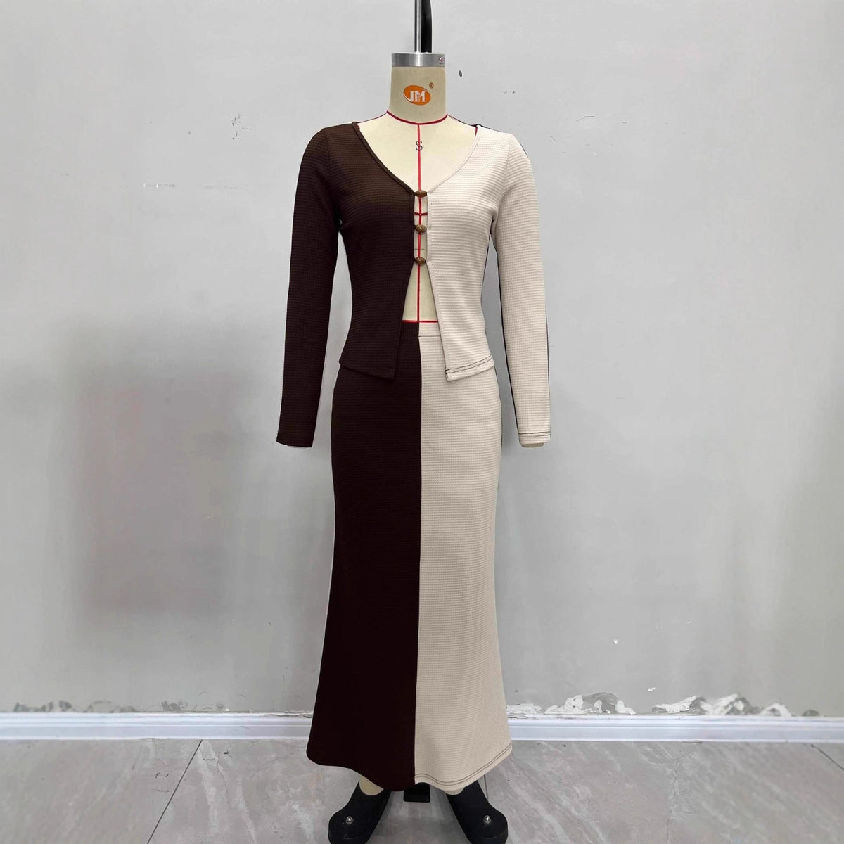 Fashion Women's Wear Temperament Commute Color Matching Suit
