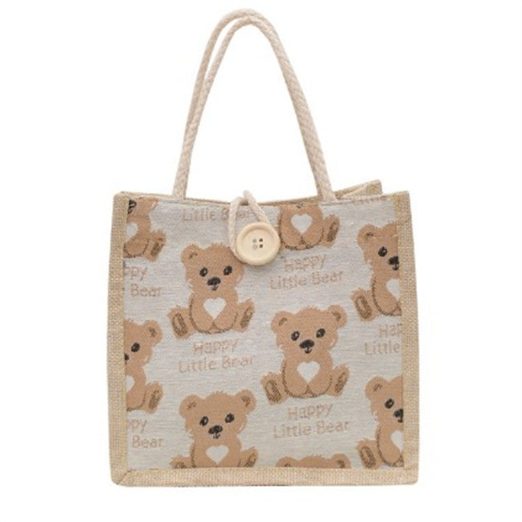 Bear Linen Women's Outing Handbag