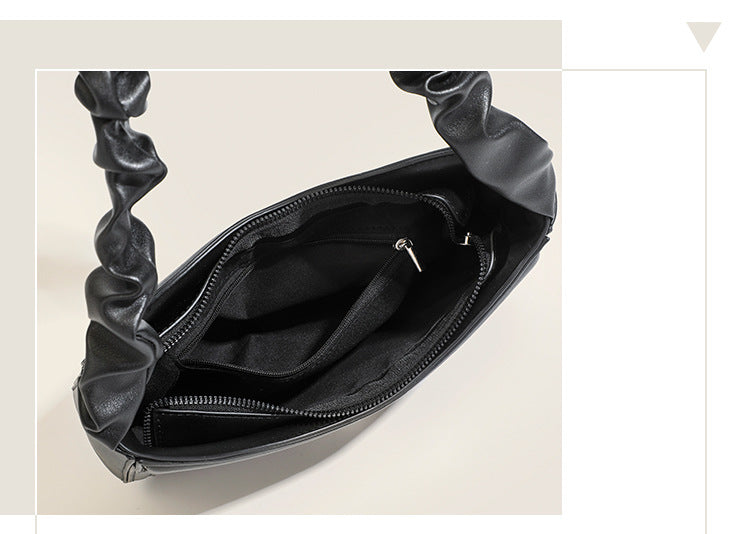 French Ins Style Pleated Underarm Bag