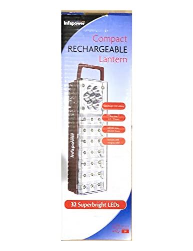 Infapower 32 LED Compact Rechargeable Lantern with USB Charging