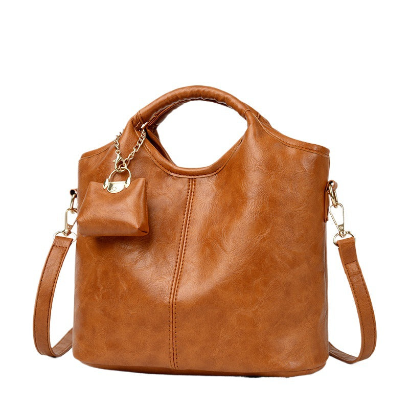 Womens Retro All-Match Shoulder Crossbody Bag