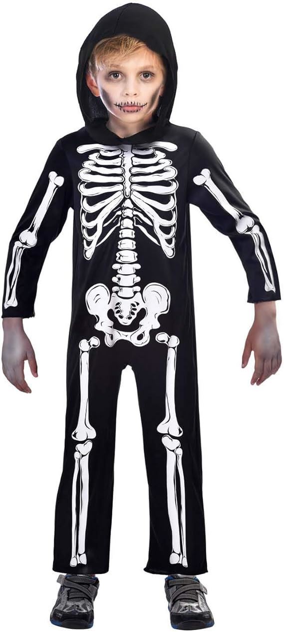 Skeleton Bone Child's Costume - Age 10-12 Years