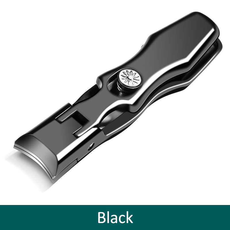 Splash Resistant Stainless Steel Nail Clippers With Large Openings