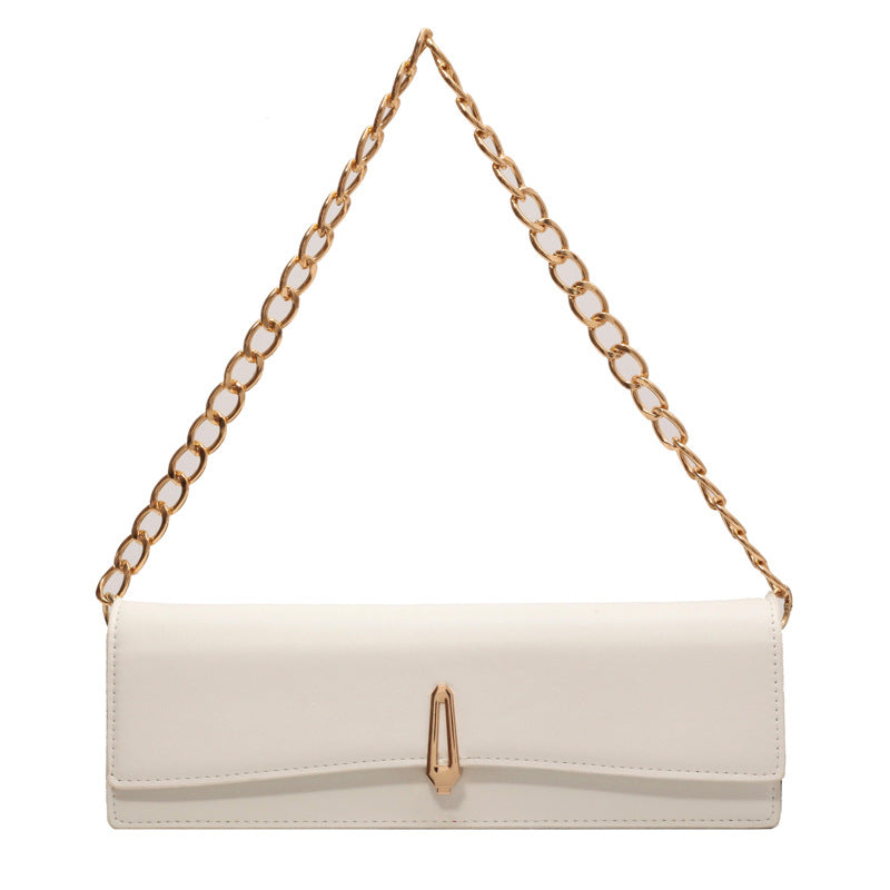 Simple Graceful Western Style Chain Handbag Trendy Cool