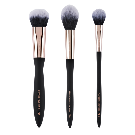 3PC Face Essential Brush Set