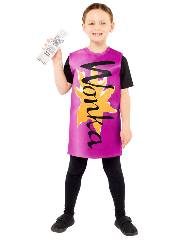 Roald Dahl Golden Ticket Wonka Bar - Child Costume