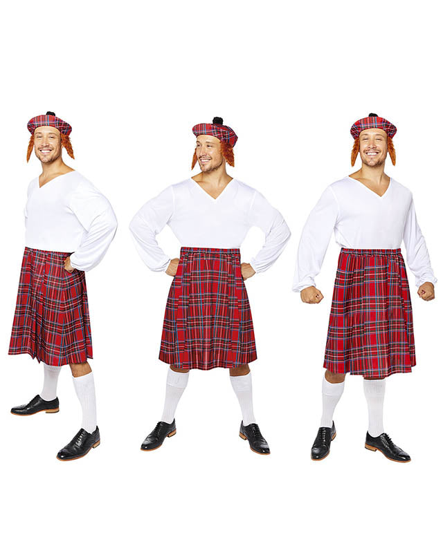Scottish Costume Kit - Adult Costume