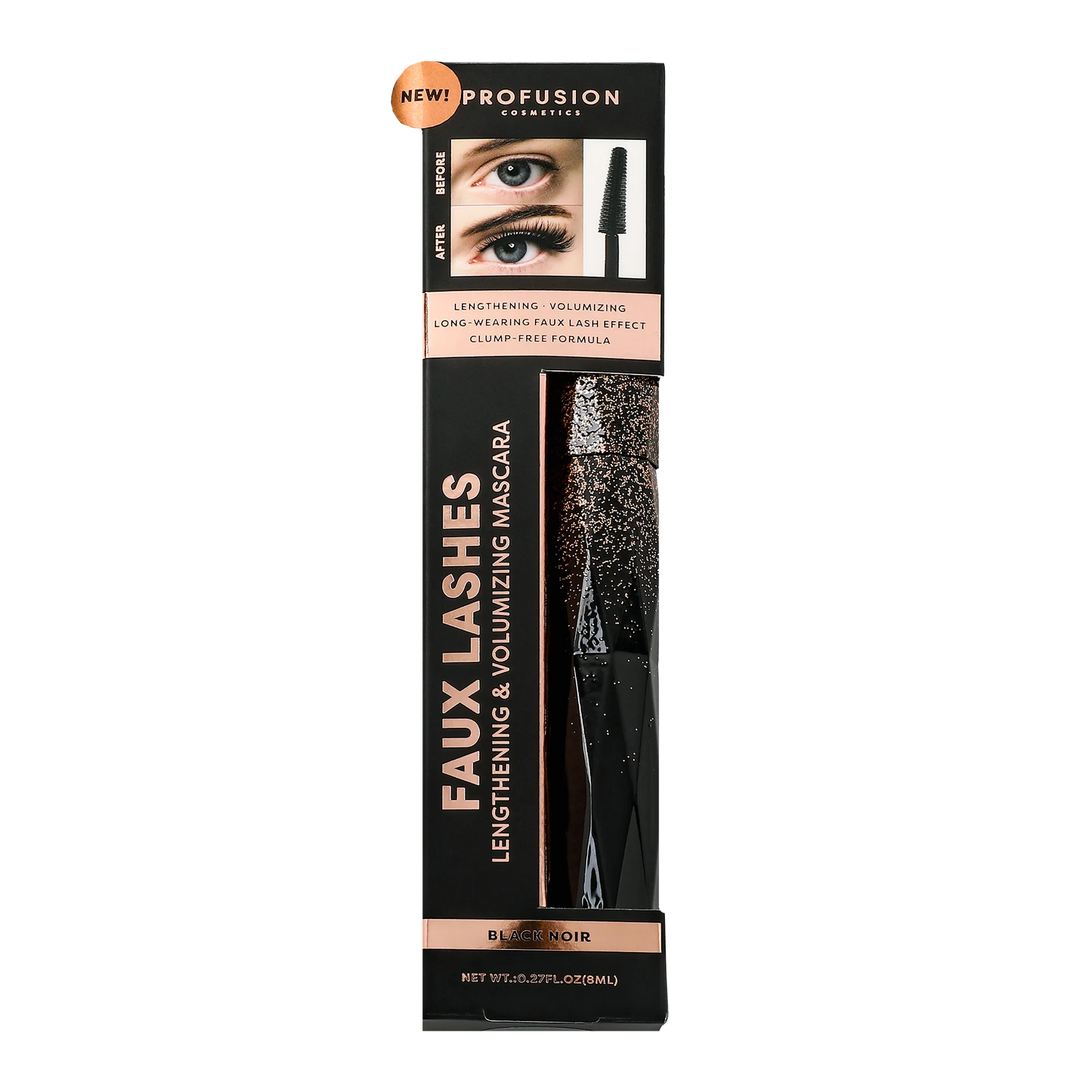 Profusion Cosmetics Faux Lashes Lengthening & Volumizing Mascara