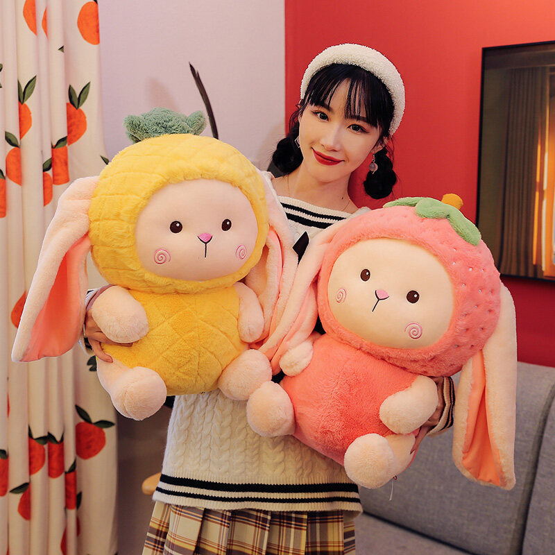 Cute And Adorable Fruit Rabbit Doll Cartoon Plush Toy
