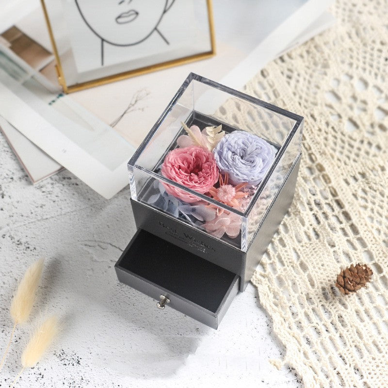 Eve Valentine's Day Eternal Flowers Gift Box Ornaments