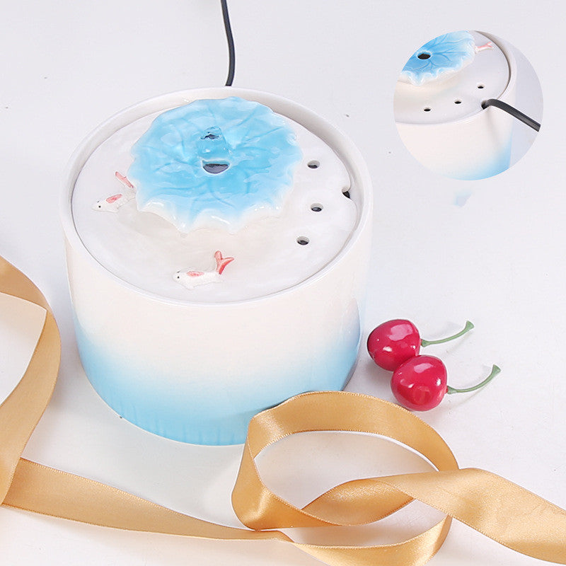 Automatic Circulating Heating Thermostat Ceramics For Cat Drinking Fountains