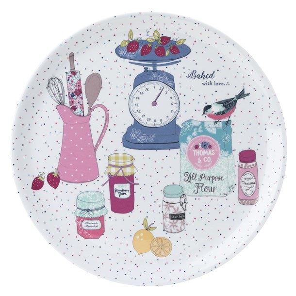 Ashley Thomas Large Melamine Round Tray