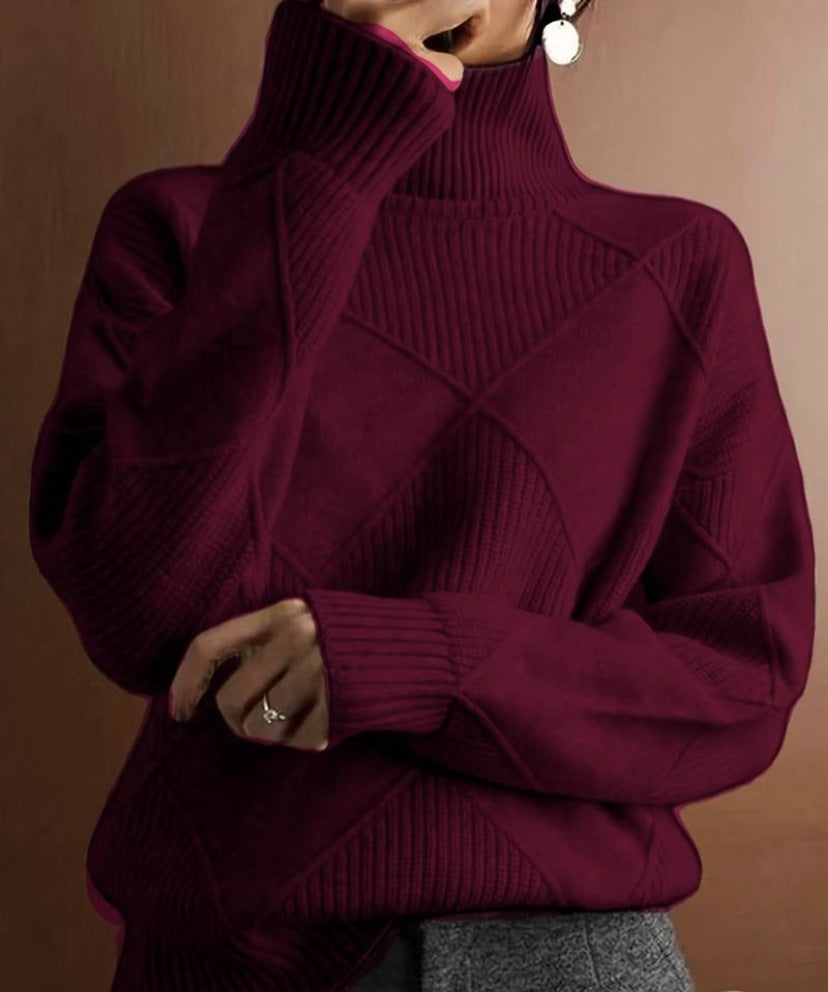 Knitwear Autumn And Winter Long-sleeved Outer Wear Bottoming Shirt