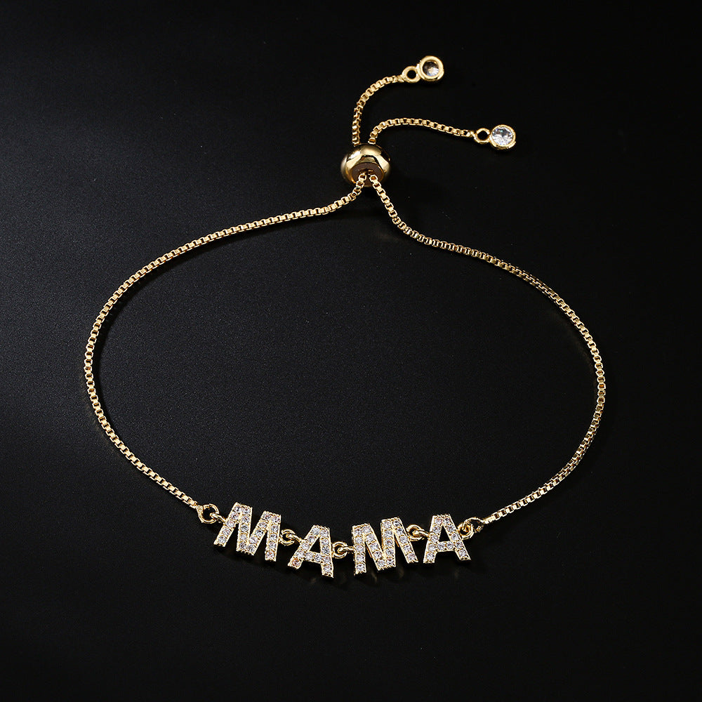 Mother's Day Gift Copper Micro-Set Zircon Bracelet