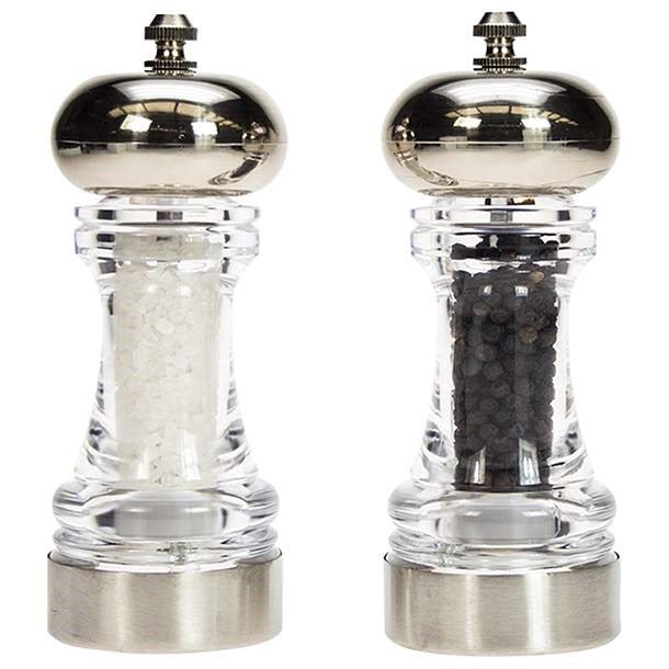 Chrome York - Salt and Pepper Mill Set