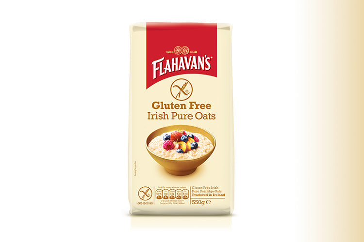 12 x Flahavan's Glutenfreie Irische Haferflocken 550g