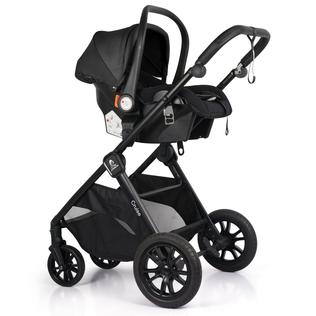 Cochecito de Bebé 3 en 1 con Silla de Coche i-Size - Eclipse Black | Para Tu Pequeño