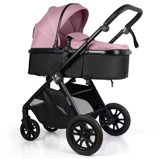 For Your Little One Cruise 3-in-1 Travel System with i-Size Car Seat | Blush Rose