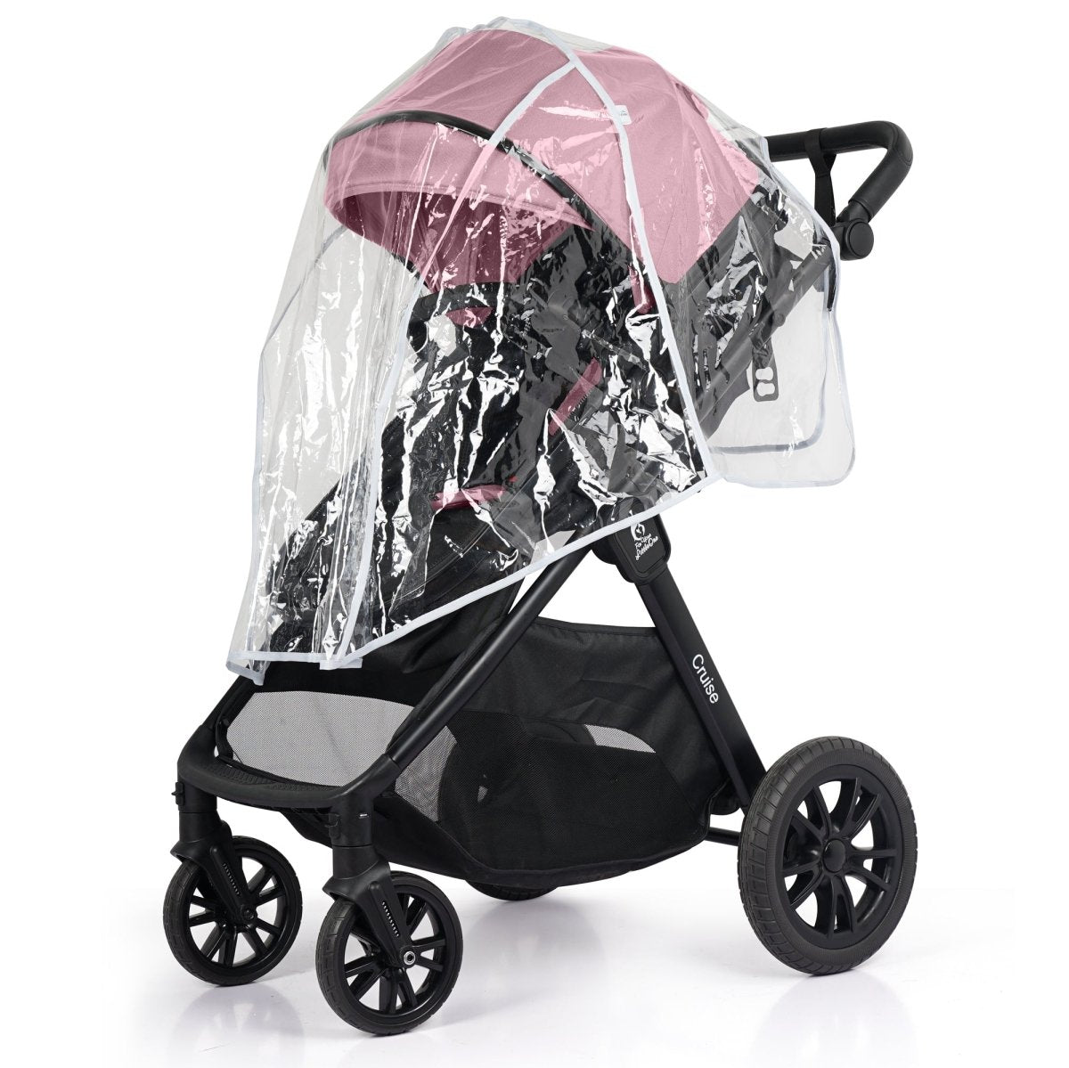 For Your Little One Cruise 3-in-1 Travel System with i-Size Car Seat | Blush Rose
