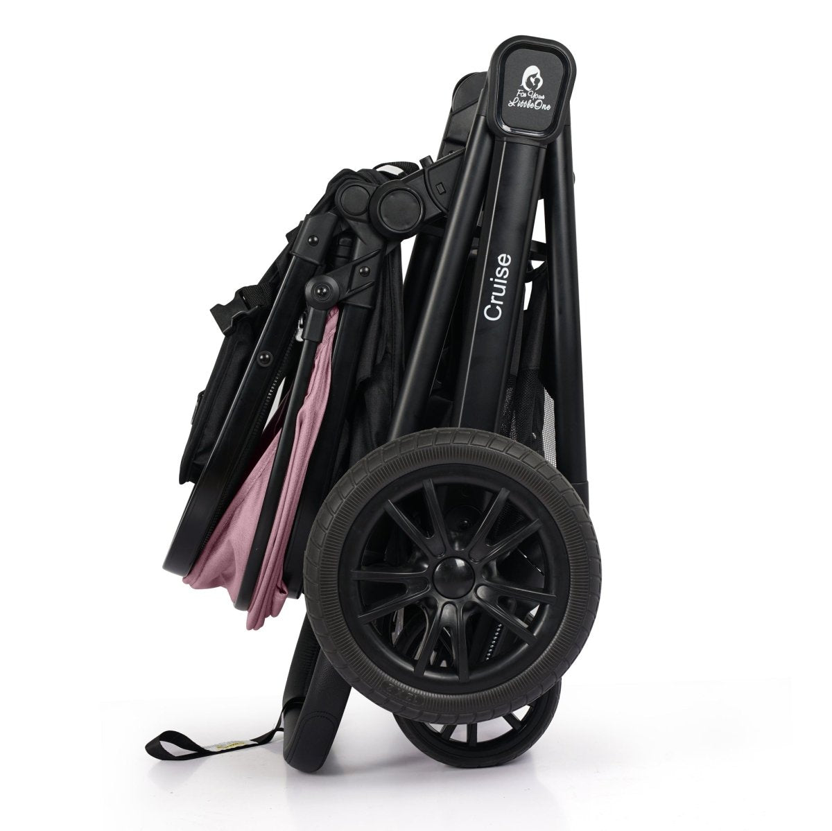 For Your Little One Cruise 3-in-1 Travel System with i-Size Car Seat | Blush Rose