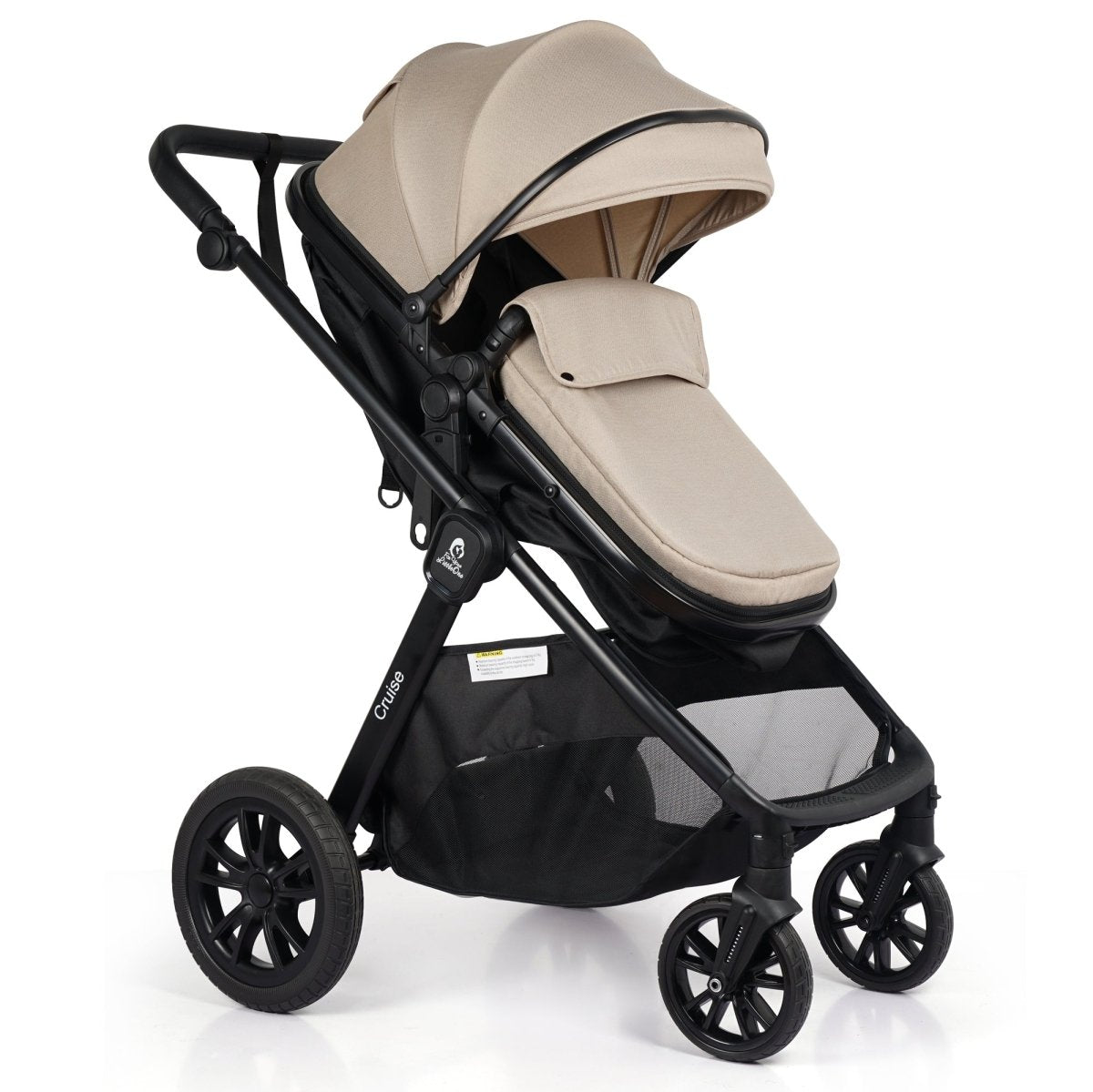 Cruise 3-in-1 Travel System with i-Size Car Seat | Dune Beige
