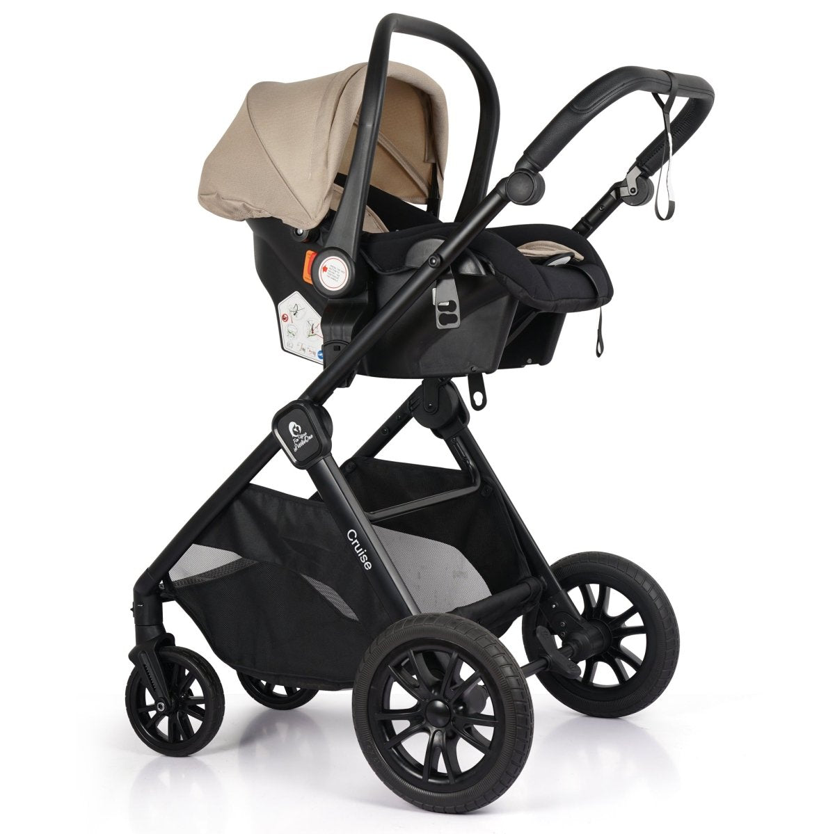 Cruise 3-in-1 Travel System with i-Size Car Seat | Dune Beige