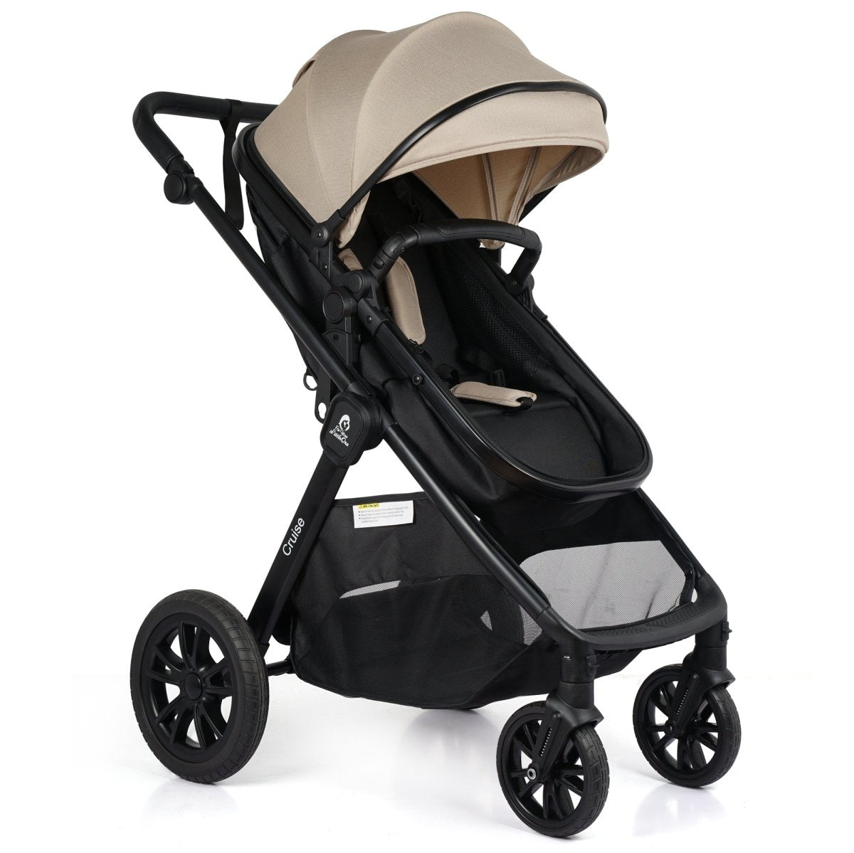 Cruise 3-in-1 Travel System with i-Size Car Seat | Dune Beige