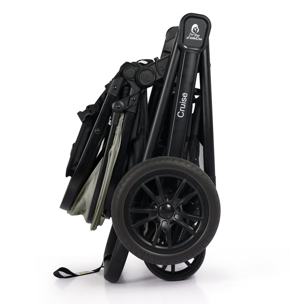 Cruise 3 In 1 Travel System With i-Size Car Seat - Pebble Sage (Free Cupholder And Seat Liner Included)
