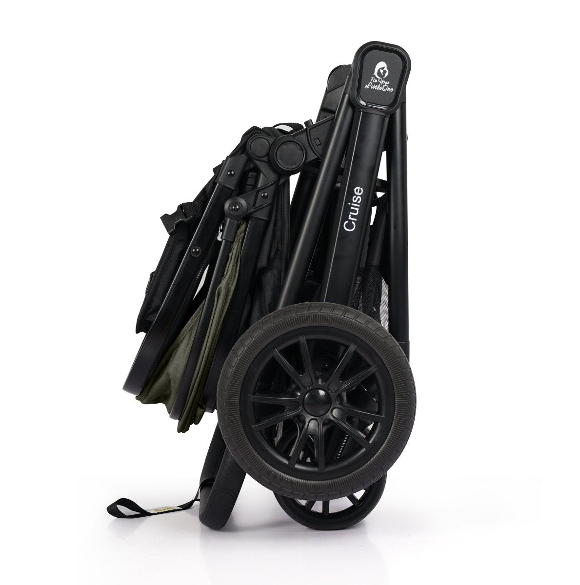 Cruise 3 In 1 Travel System With i-Size Car Seat - Pebble Sage (Free Cupholder And Seat Liner Included)