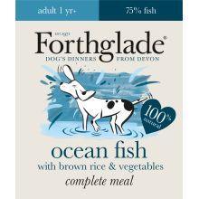 Forthglade Comida Completa Adulto Pescado Oceánico con Arroz Integral y Verduras, 18 x 395g