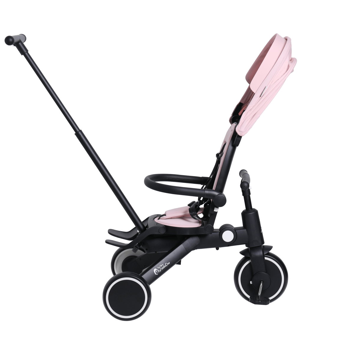 Xplor 6-in-1 Falt-Dreirad – Pastellrosa (10m–5J)