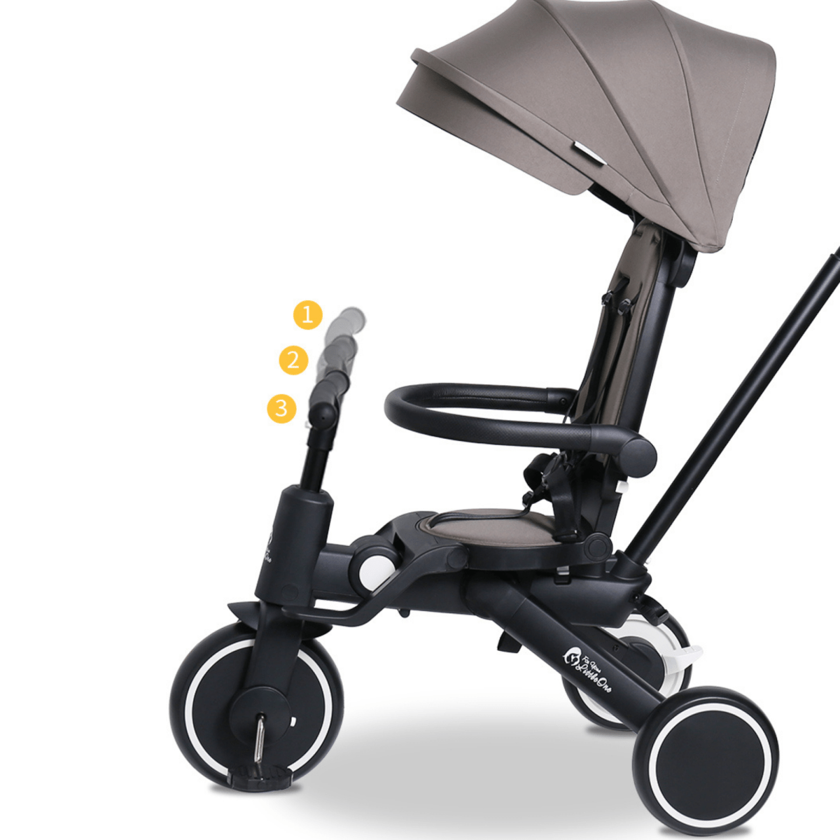Xplor 6-in-1 Falt-Dreirad – Pastellrosa (10m–5J)