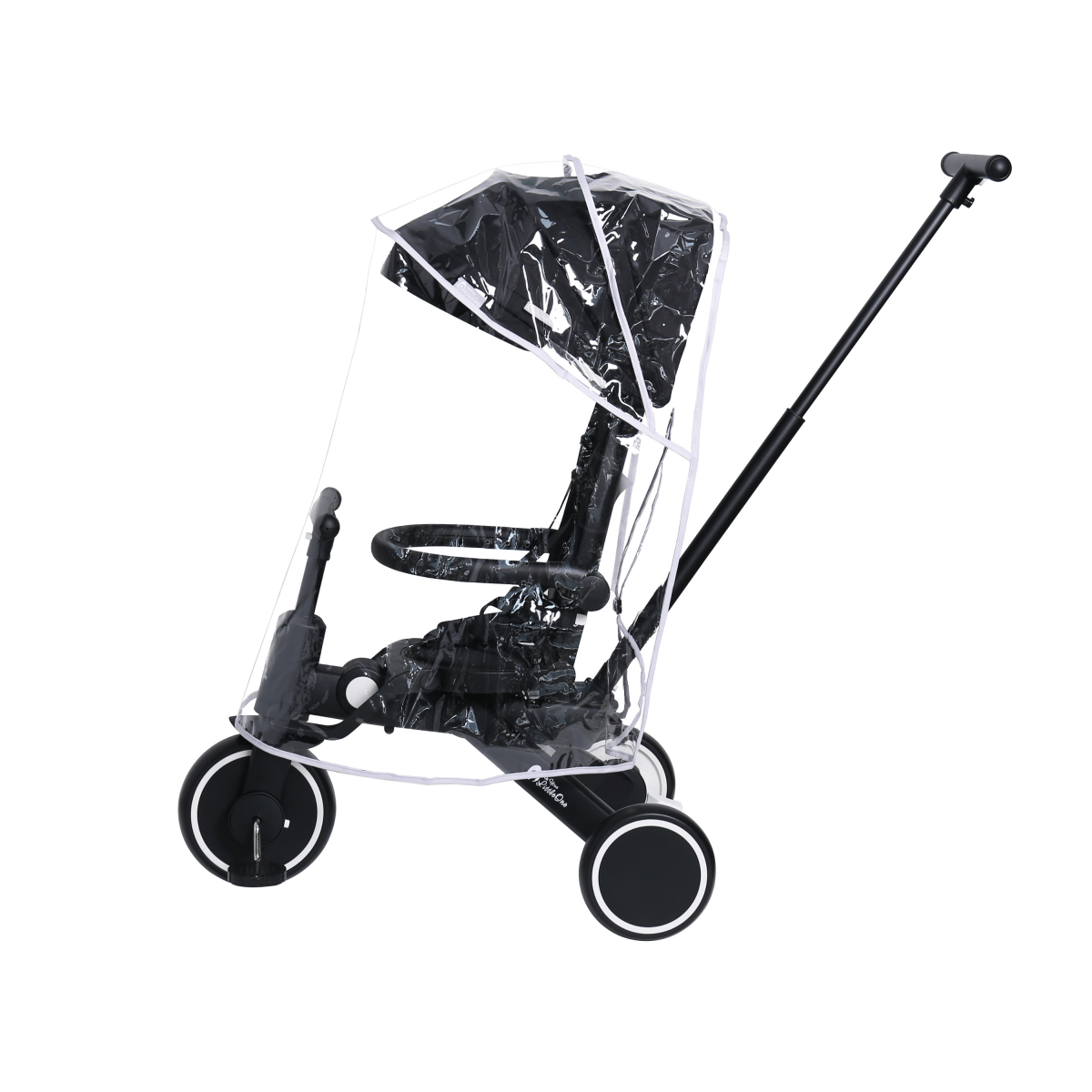 Foryourlittleone Xplor Plus 6-in-1 faltbares Dreirad – Jet Black (10m-4y)