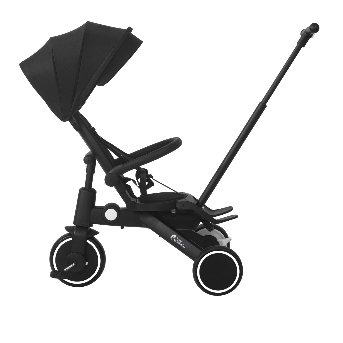 Foryourlittleone Xplor Plus 6-in-1 faltbares Dreirad – Jet Black (10m-4y)