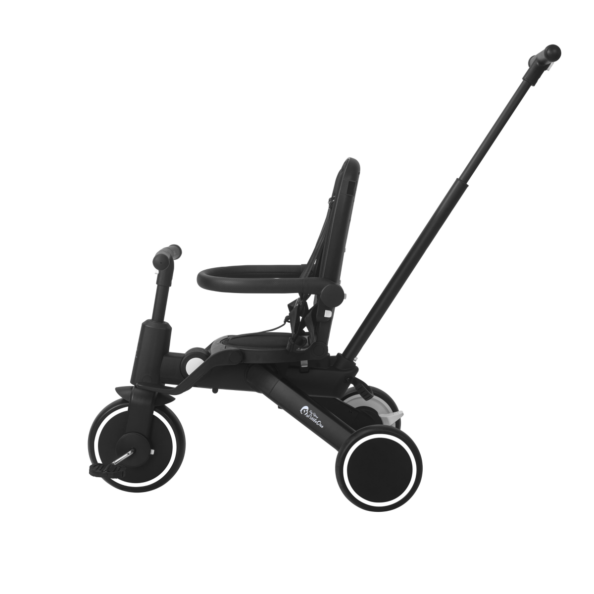 Foryourlittleone Xplor Plus 6-in-1 faltbares Dreirad – Jet Black (10m-4y)