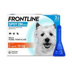FRONTLINE Spot On Dog Small - 3 pipettes, 3's