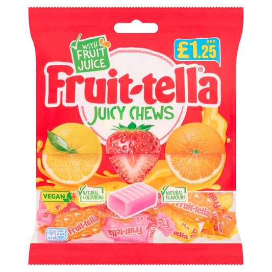 Fruit-tella Juicy Chews 135g | Case of 12