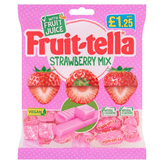 Fruit-tella Strawberry Mix 135g (Case of 12)