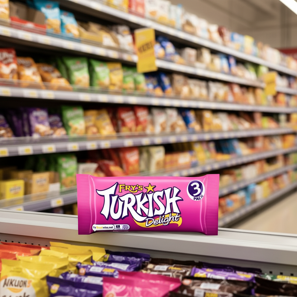 24 x Frys Turkish Delight 3 unidades - 153 g