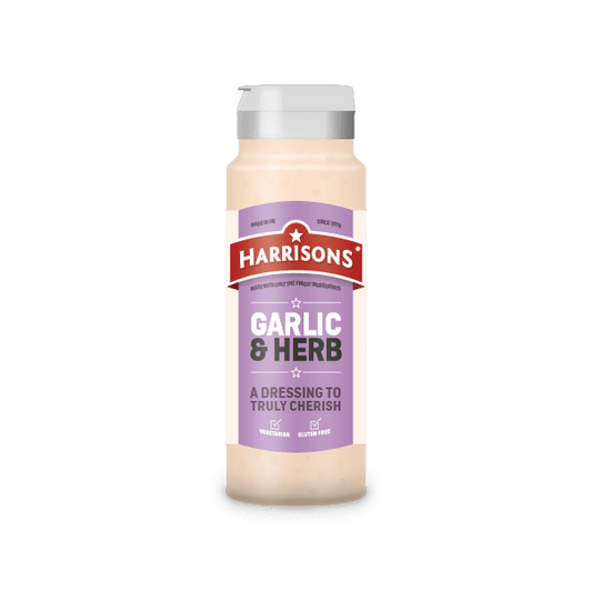 Harrisons Garlic & Herb Dressing 500ml – Case of 6